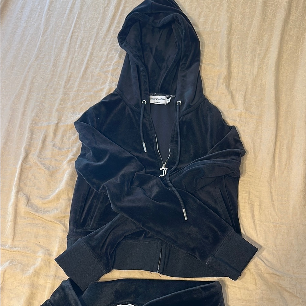 Black Velvet Hoodie